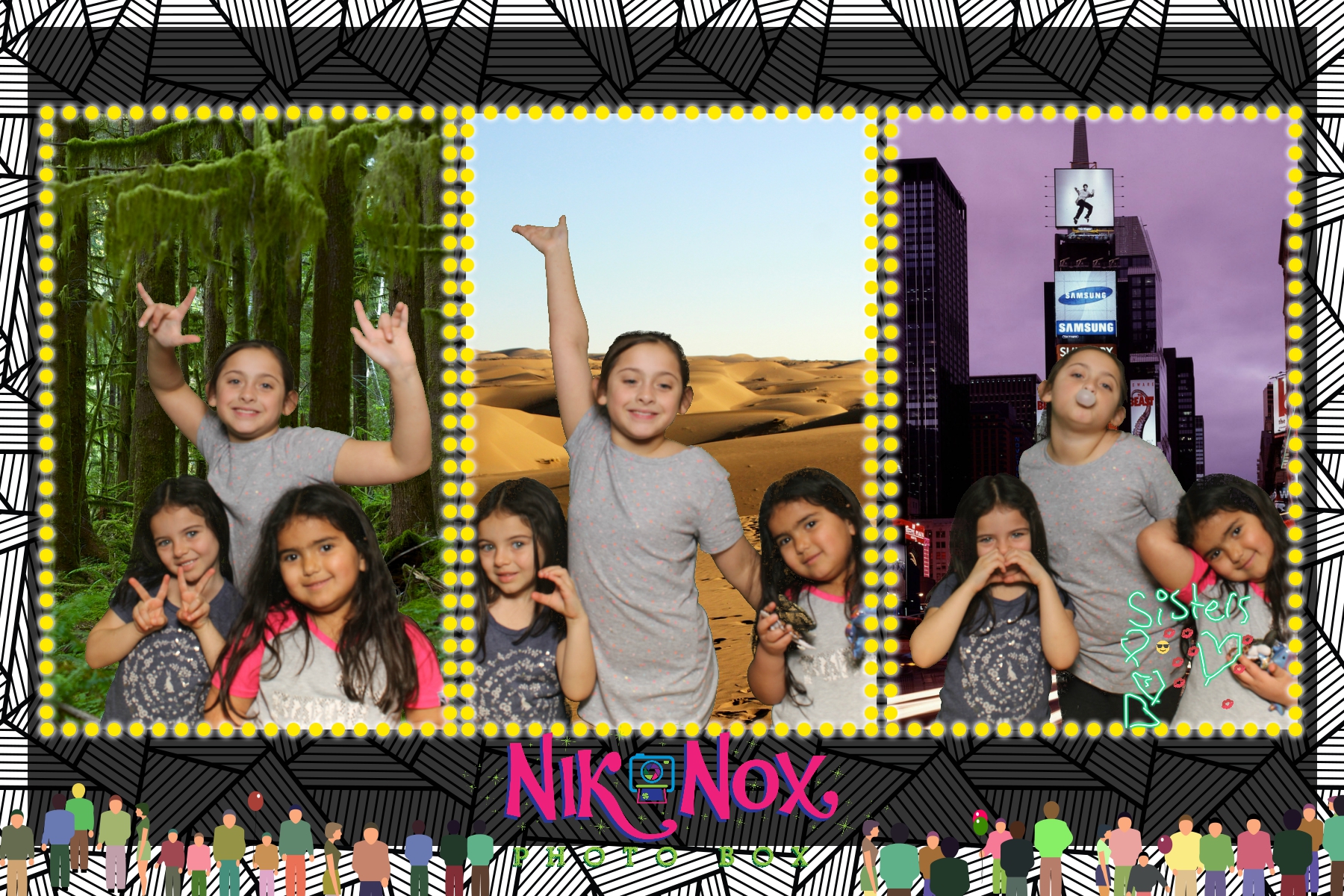Green Screen Silly | View more photos from the event at gallery.niknoxphotobox.com/u/NiKnox-Photo-Box/Green-Screen-Silly